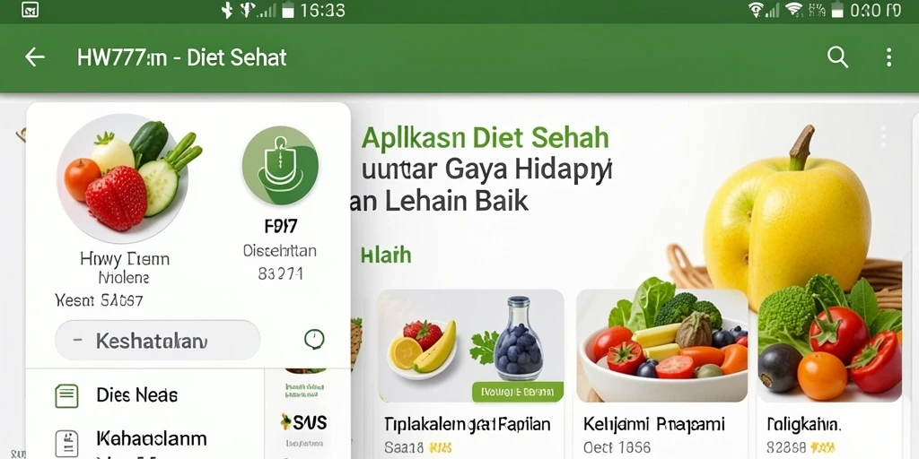 Tampilan antarmuka aplikasi HW777 yang menarik dan mudah digunakan.