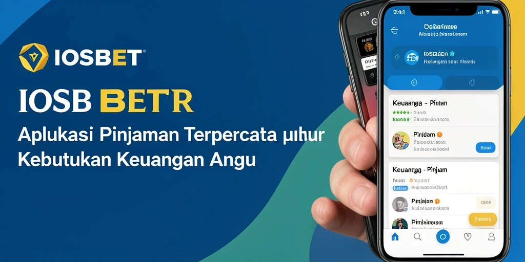 Antarmuka pengguna aplikasi IOSBET yang sederhana dan menarik.