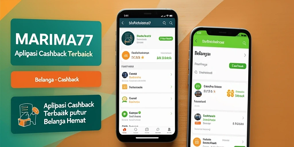 Tampilan antarmuka sederhana dan mudah digunakan di aplikasi Cashback MARIMA77.