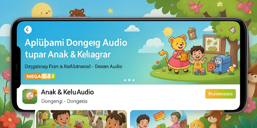 Tampilan antarmuka MEGA888 yang menarik dan ramah anak.